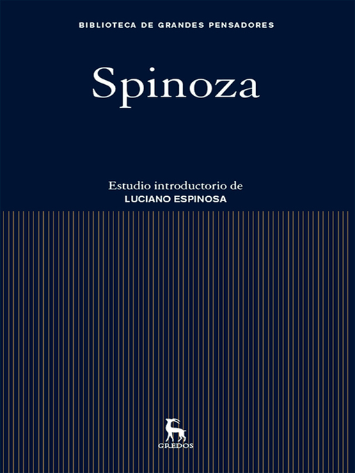 Title details for Spinoza by Baruch Spinoza - Available